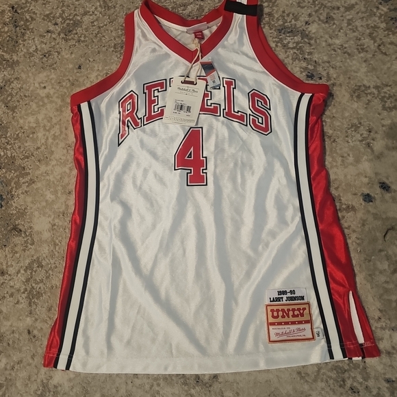 Rebels White and Red Jersey